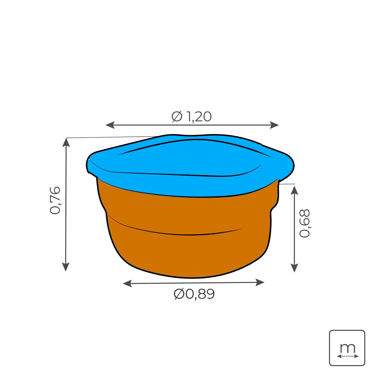 Caixa D'água em Fibra de Vidro 500 Litros