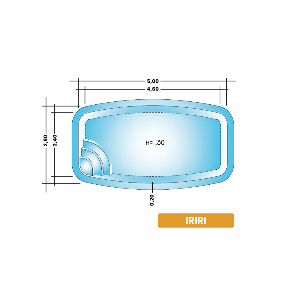 Casco Iriri 5 metros
