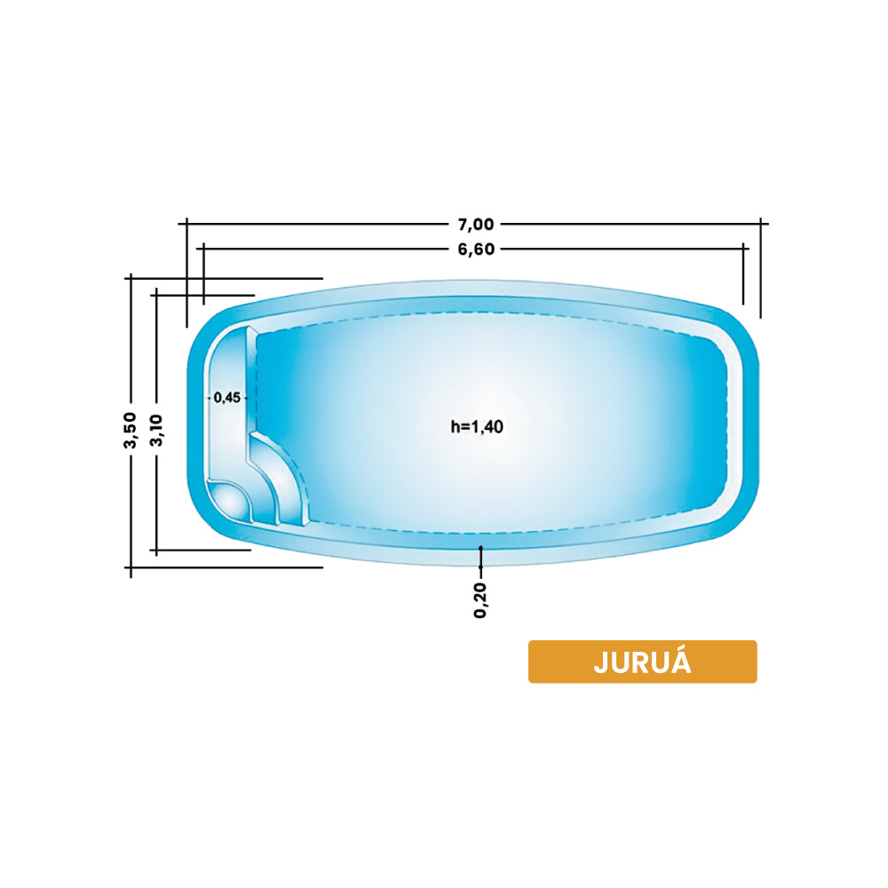 Casco Juruá 7 metros